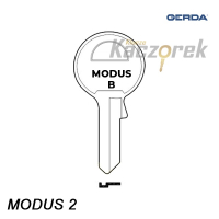 Gerda 066 - klucz surowy - MODUS 2 - S40 S50 S45 S55 S45H60 S55H65 - Typ B